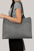 Fineur Canvas Tote Bag Premium Handle - Black