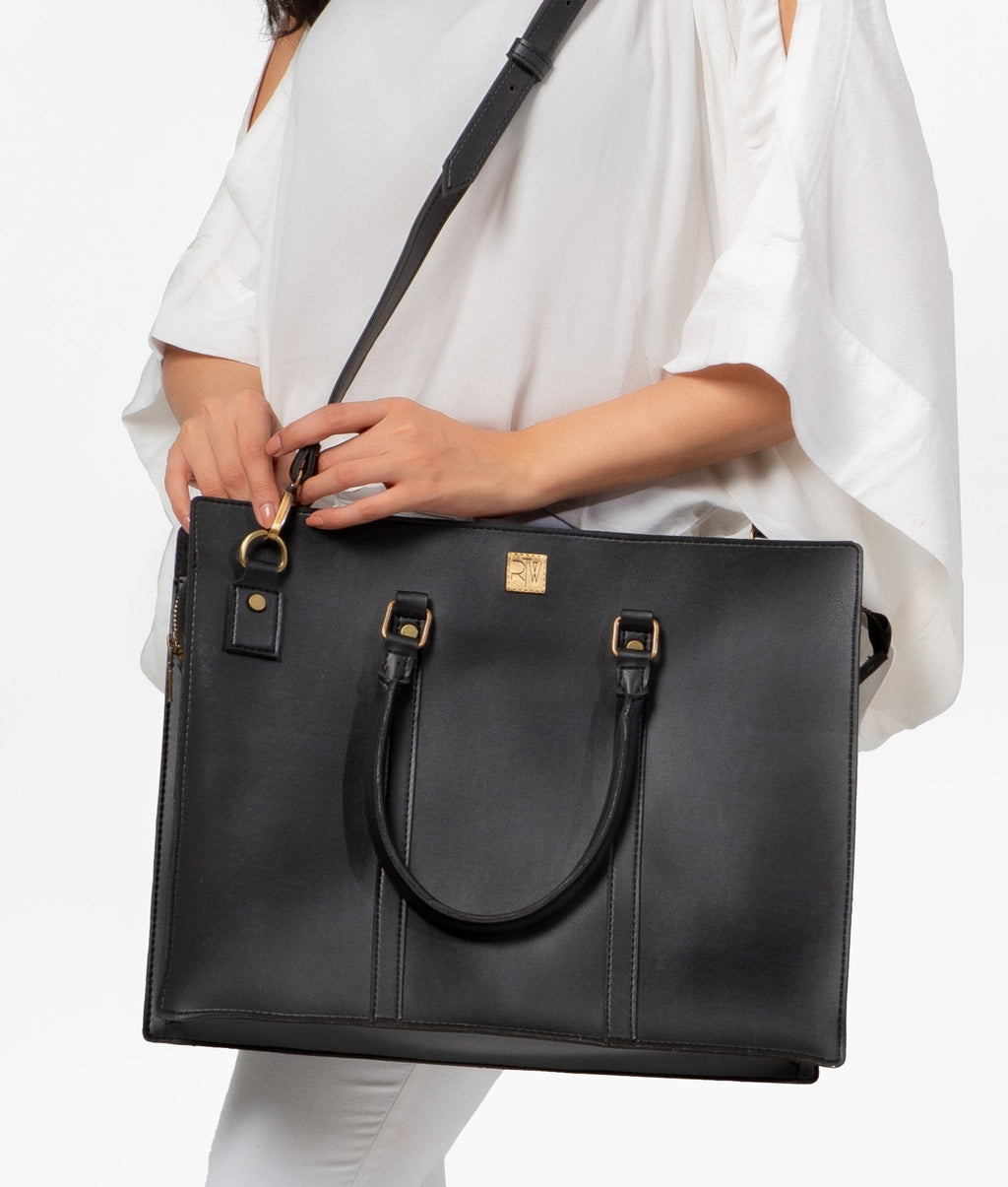 RTW Creation - Black laptop bag