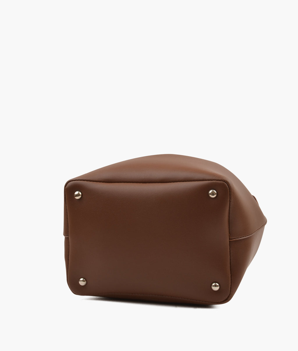 RTW Creation - Horse brown bucket bag