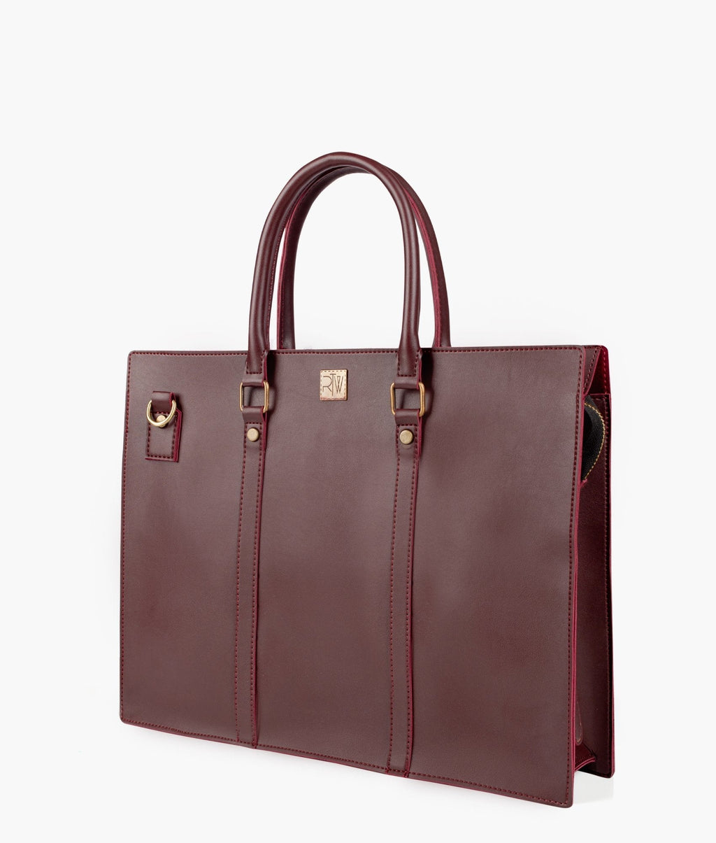 RTW Creation - Burgundy laptop bag