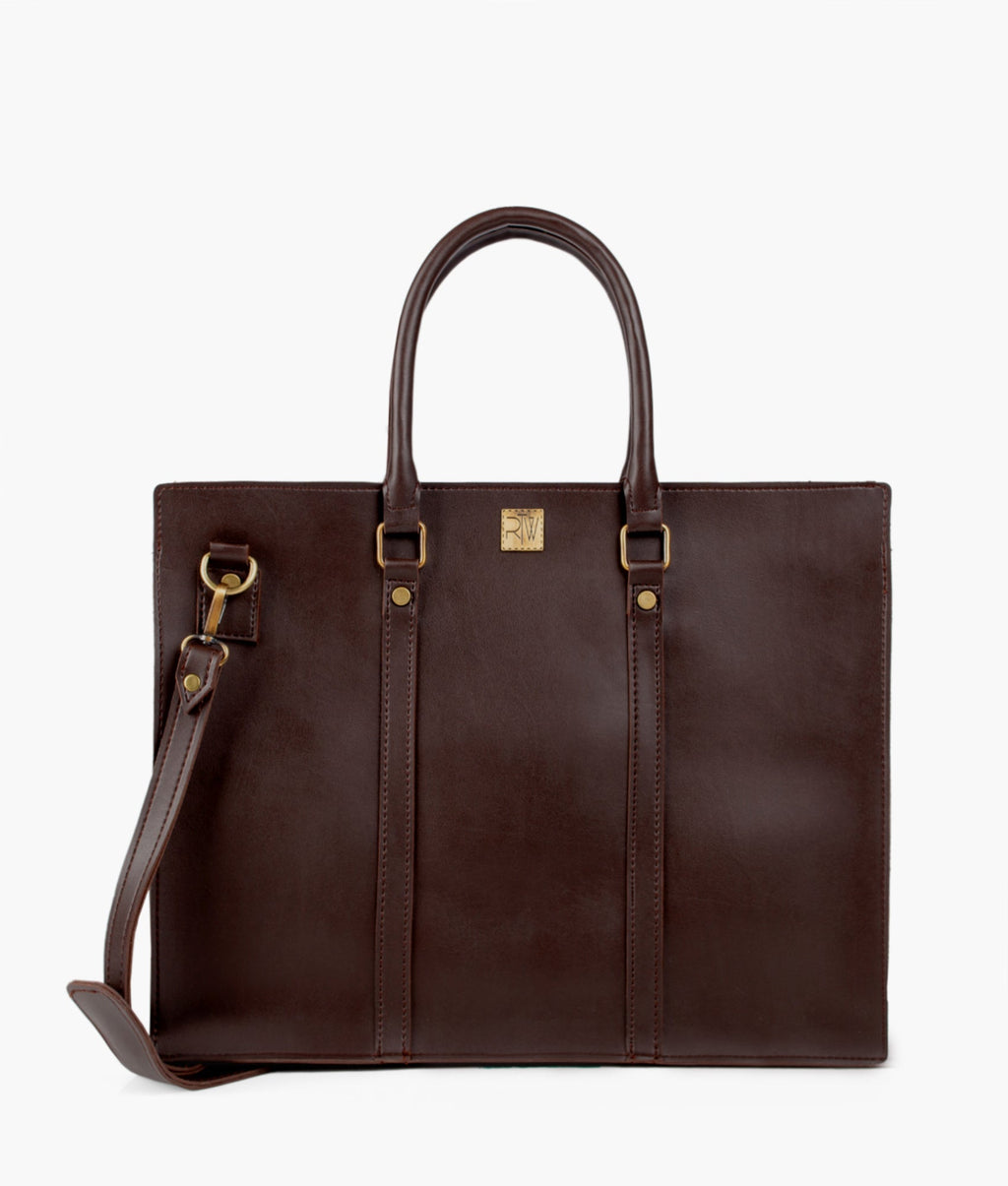 RTW Creation - Dark brown laptop bag