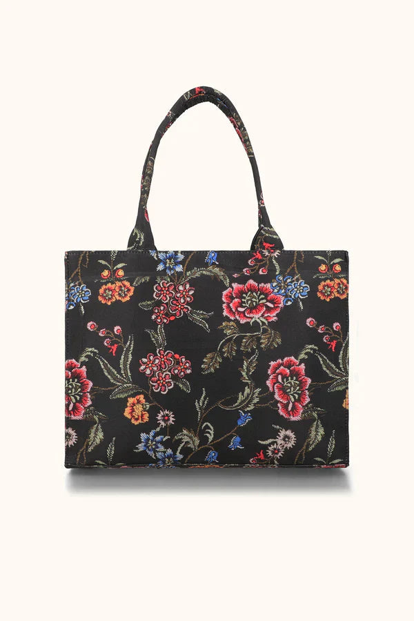 Fineur Canvas Tote Bag Black Multi