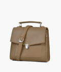 RTW Creation - Coffee push-lock messenger bag