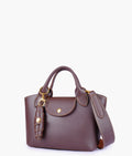 RTW Creation - Dark brown mini top-handle tote bag