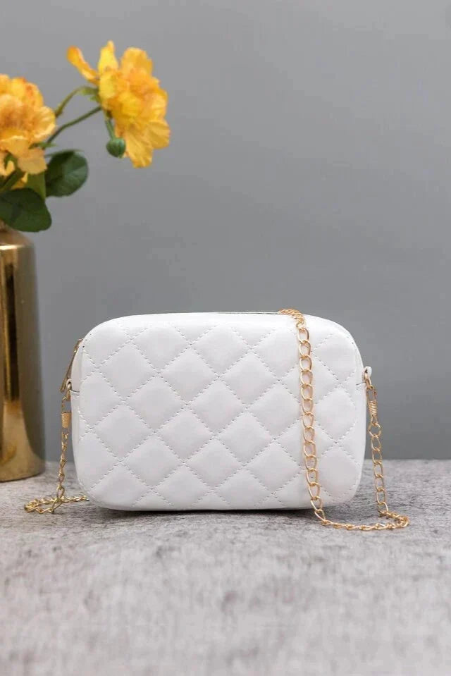 Fineur Urban Chic Crossbody Bag - White
