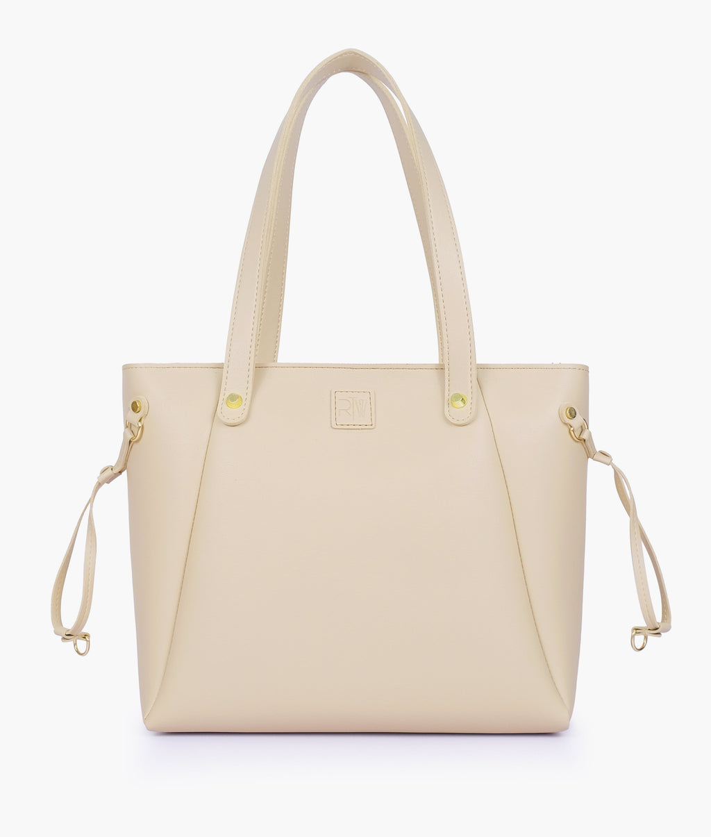 RTW Creation - Off-white minimalist tote